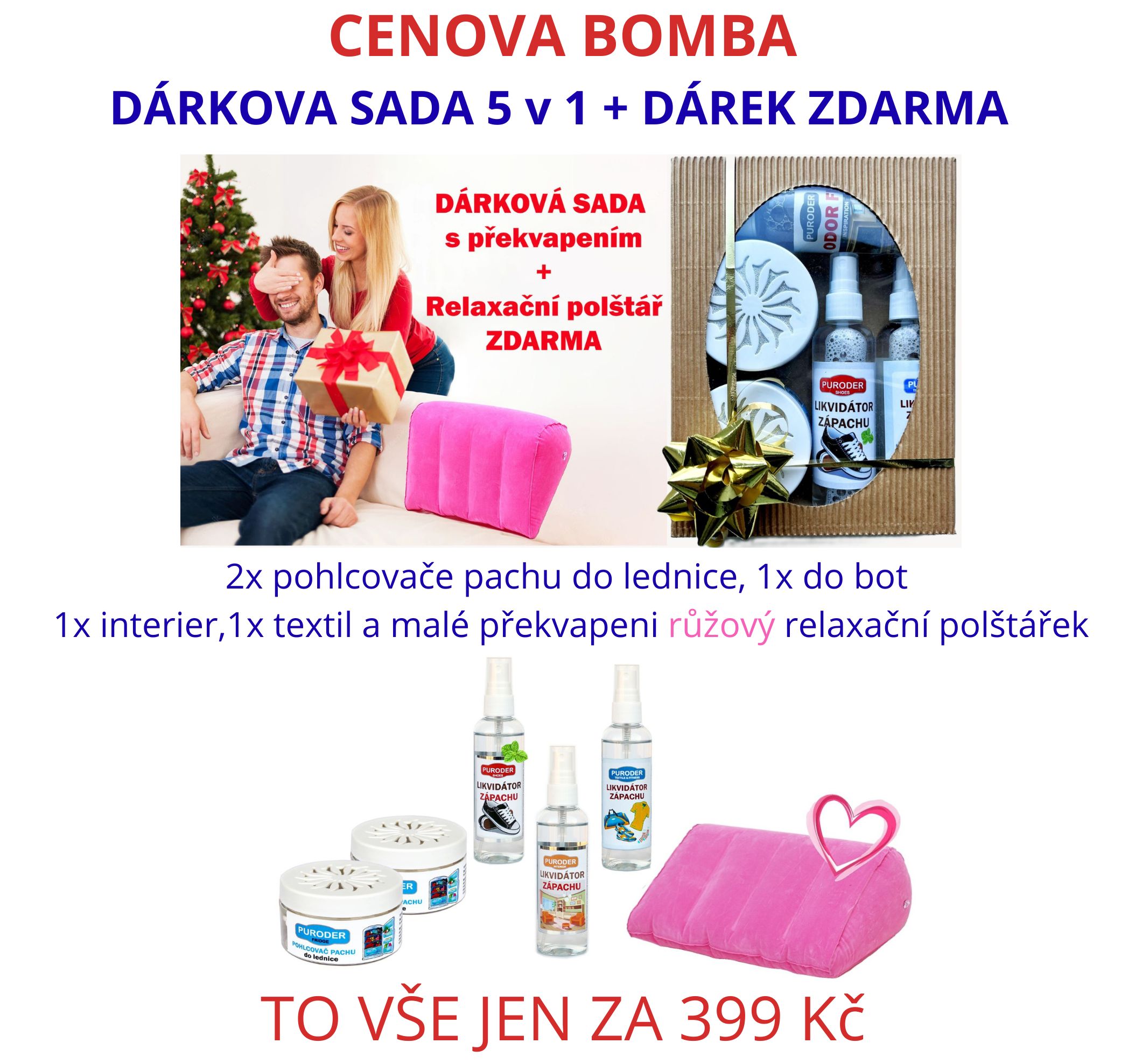 CENOVA BOMBA DÁRKOVA SADA 5